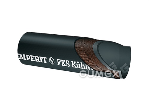 Hadice na horkou vodu FKS-R, 28/35mm, 4bar, syntetická pryž/syntetická pryž, -35°C/+100°C, černá
